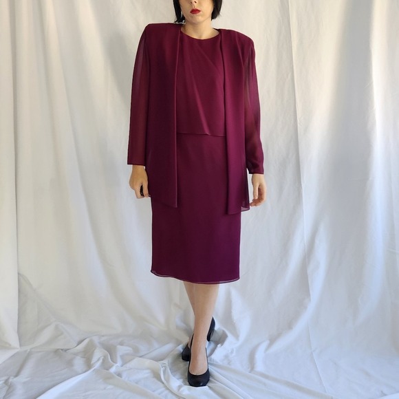 Ursula of Switzerland Dresses & Skirts - 80s/90s Purple Floaty‎ Dress